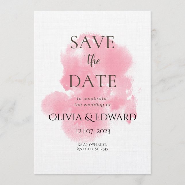 Convites Where Two Hearts Meet Wedding Invitation (Frente)