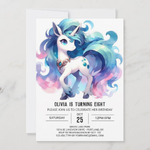 Convites Whimsable Editable Horse Birthday