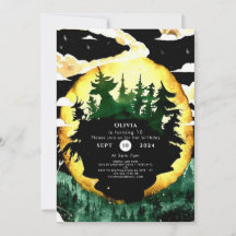 Whimscolor Watercolor Woodland Birthday