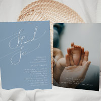 Whimsic Dusty Blue | Baby Sip and See Photo