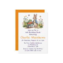 Whimsic Peter Rabbit Boy Birthday Bash