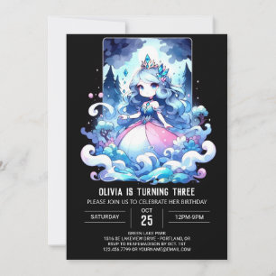 Convites Whimsical Castle Princess Birthday