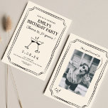 Convites Whimsical Draking Funky Quirky Birthday<br><div class="desc">Mão Desenhada Engraçada Cerveja 30. º Aniversário</div>