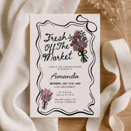 Convites Whimsical Hand Drawn Bridal Shower