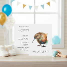 Convites Whimsical Kiwi Bird Baby Shower | Sweet Pipi