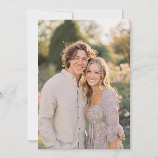 Convites Whimsical Pastel Floral Photo (Frente)