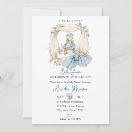 Convites Whimsical Silly Goose Baby Shower Invitation
