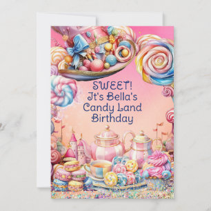 Convites Whimsical Sweet Celebration Party