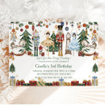 Convites Whimsical The Nutcracker Christmas Balé Birthday<br><div class="desc">Personalize este capricho do biscoito Nutcracker, o convite de aniversário fácil e rápido. Basta clicar no botão Editar usando ferramentas de Design para editar os textos, alterar as cores das fontes e das fontes. Apresentando personagens do quebra-cabeça e decorações de Natal em tons de cor vibrantes. Itens correspondentes disponíveis no...</div>