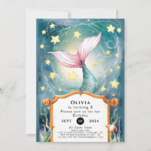 Whimsical under Sea Sereid Birthday