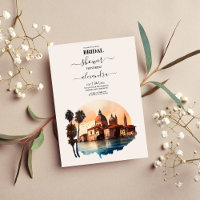 Whimsical Watercolor Itália Destino Bridal
