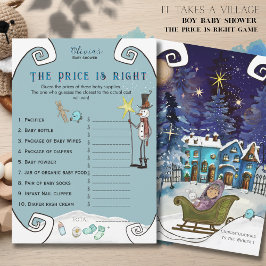 Convites Whimsical Winter Fairy Price is Right Baby Shower 