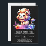 Convites Whimsy Kids Lion Birthday<br><div class="desc">O aniversário do Leão Whimsy Kids traz uma design divertida e alegre, perfeita para crianças que amam um pouco de diversão e imaginação. Este convite digital é personalizável online, permitindo que você adicione toques pessoais com facilidade. Apresentando um leão adorável com detalhes caprichosos, ele estabelece um tom alegre para um...</div>