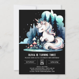 Convites Whimsy Modern Horn Birthday