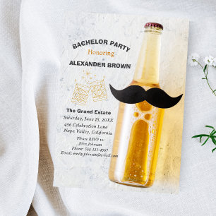 Convites Whiskey de Bachelor Party