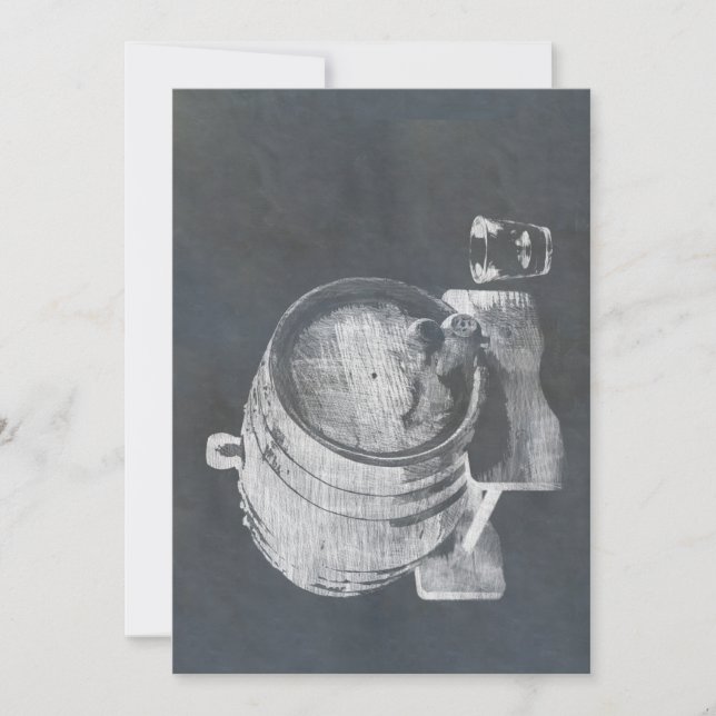 Convites Whisky Barrel (Frente)