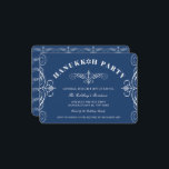 Convites White Classic Scrolls Blue Hanukkah Holiday Party<br><div class="desc">Concebido por gordura*fa*estanho. Fácil de personalizar com seu próprio texto,  foto ou imagem. Para pedidos personalizados,  entre em contato direto com o . Aplicam-se taxas personalizadas. www.zazzle.com/fat_fa_tin www.zazzle.com/color_therapy www.zazzle.com/fatfatin_blue_knot www.zazzle.com/fatfatin_red_knot www.zazzle.com/fatfatin_mini_me www.zazzle.com/fatfatin_design www.zazzle.com/fatfatin_ink</div>