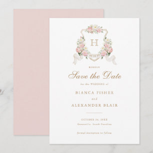 Convites White Hydrangea Greenery Crest Salvar a Data