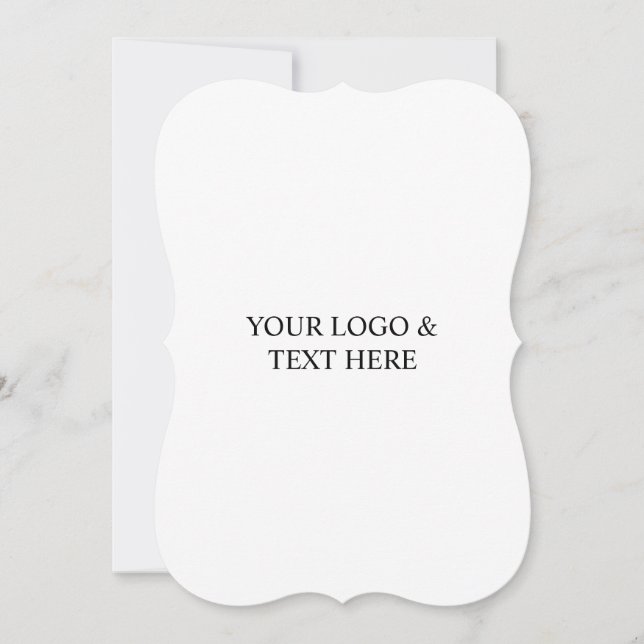 Convites White Personalized – Your Logo & Text Here (Frente)