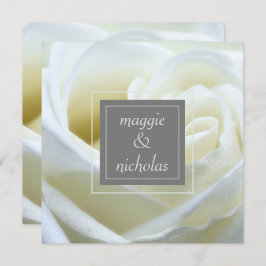 Convites White Rose Wedding