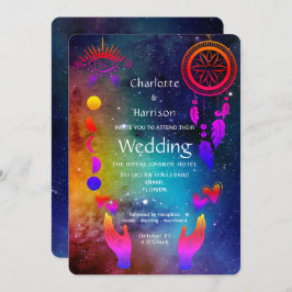 Convites Wiccan Magic Casamento Incomum