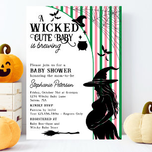 Convites Wicked Cute Baby está preparando uma Festa de Chá 