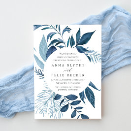 Convites Wild Azure | Casamento Botânico Azul