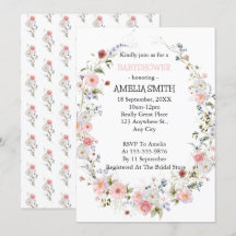 Wild Floral Buquê Babyshower