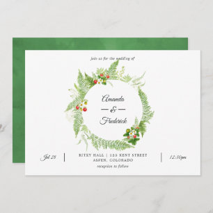 Convites Wild Greenery Wedding