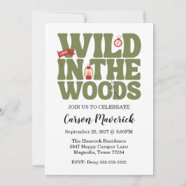 Convites Wild In The Woods Kids Birthday