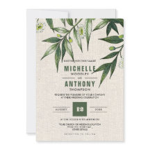 Wild Meadow | Casamento de Burlap Botânico Verde