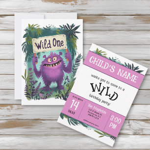 Convites Wild One Birthday