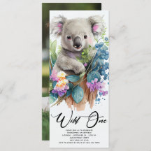 Wild One Cute Koala primeiro aniversario Animal
