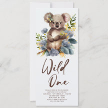 Wild One Cute Koala primeiro aniversario Animal