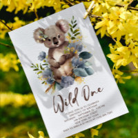Wild One Cute Koala primeiro aniversario Animal