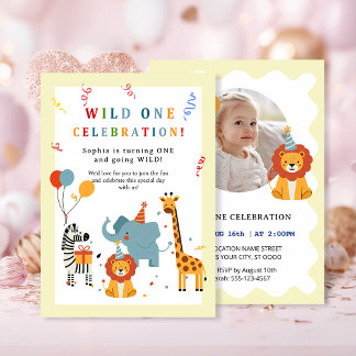 Convites Wild One First Birthday Invitation