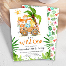 Wild One Safari Birthday