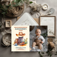 Wild West Cowboy First Rodeo Birthday