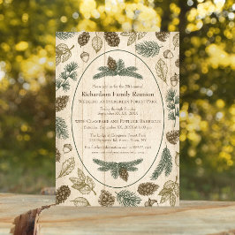 Convites Wilderness Camping Family Reunion Jamboree CHURRAS