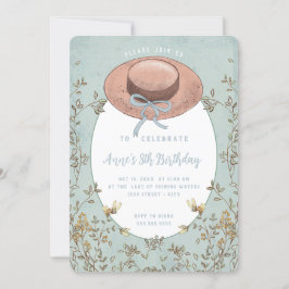 Convites Wildflower Anne of Green Gables Birthday