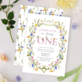 Convites Wildflower Está Transformando Um primeiro aniversa