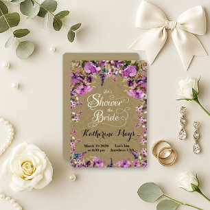 Convites Wildflower Frame Bachelorette