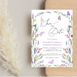 Convites Wildflower Save Date