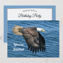 Convites Wildlife Bald Eagle Foto Birthday