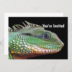 Convites Wildlife Iguana Photo Birthday