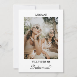 Convites Will You Be My Bridesmaid Bridesmaid Proposal Card