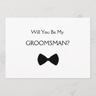 Convites Will you be my groomsman?