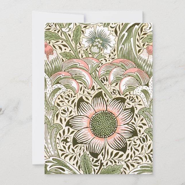 Convites William Morris Corncockle (Frente)