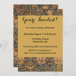 Convites William Morris Honeysuckle Rich Wallpaper