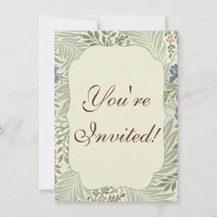 Convites William Morris Larkspur Floral Wallpaper